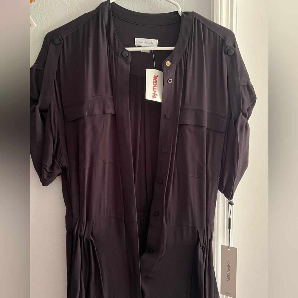 (New w/tags) Calvin Klein Black Jump-Suit